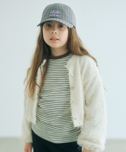 COOL CHIC GIRLS STYLE】フラッフィー カーディガン / キッズ 120cm