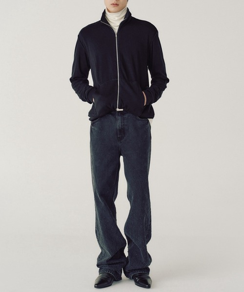 MMIC(エムエムアイシー)の「【MMIC】DENSITY ZIP-UP / 【エムエムアイシー】デンシティ-ジップアップスウェット(スウェット・メンズ・ネイビー/グレー/ブラック・L/M)」の5枚目の写真