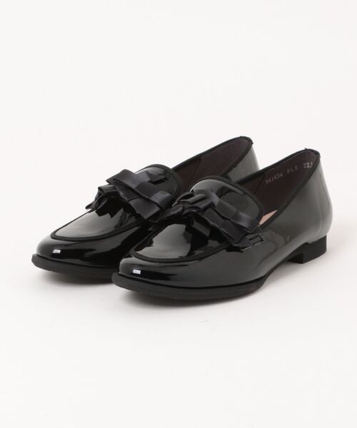 Bridget Birkin(ブリジットバーキン)の「【Bridget Birkin】サテンリボンローファー(561654)(ローファー・レディース・ブラウン/ブラック系その他/ブラック・23.5/24.5/22.5/24/23)」の7枚目の写真