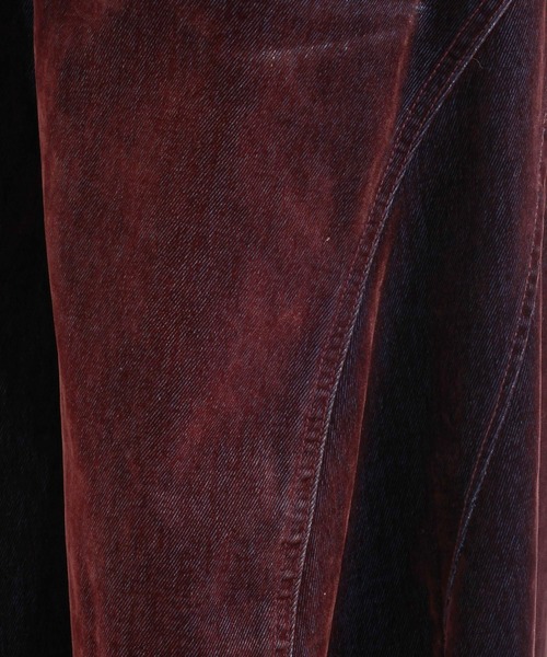 HARE(ハレ)の「3ディメンションフロッキーデニムパンツ(HARE)(デニムパンツ・メンズ・ブラック系その他/レッド系その他/グレー系その他・MEDIUM/LARGE/SMALL)」の6枚目の写真