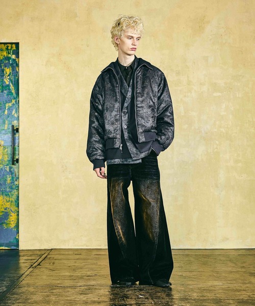 HARE(ハレ)の「3ディメンションフロッキーデニムパンツ(HARE)(デニムパンツ・メンズ・ブラック系その他/レッド系その他/グレー系その他・MEDIUM/LARGE/SMALL)」の10枚目の写真