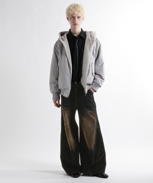 HARE(ハレ)の「3ディメンションフロッキーデニムパンツ(HARE)(デニムパンツ・メンズ・ブラック系その他/レッド系その他/グレー系その他・MEDIUM/LARGE/SMALL)」の20枚目の写真