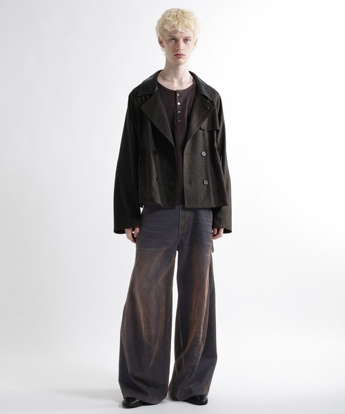 HARE(ハレ)の「3ディメンションフロッキーデニムパンツ(HARE)(デニムパンツ・メンズ・ブラック系その他/レッド系その他/グレー系その他・MEDIUM/LARGE/SMALL)」の22枚目の写真