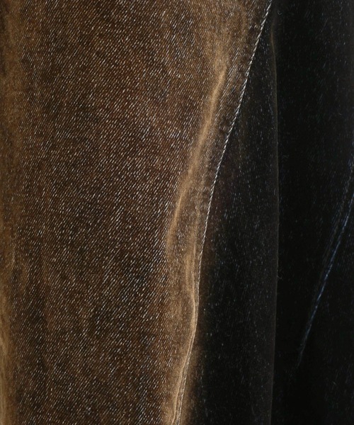 HARE(ハレ)の「3ディメンションフロッキーデニムパンツ(HARE)(デニムパンツ・メンズ・ブラック系その他/レッド系その他/グレー系その他・MEDIUM/LARGE/SMALL)」の5枚目の写真