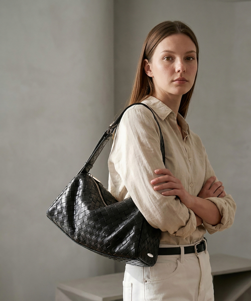 VERMILAN（バーミラン）の「VART BAG バートバッグ - ブラック（ショルダーバッグ・レディース・ブラック・FREE）」の3枚目の写真
