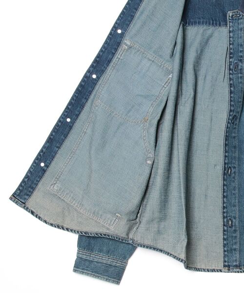 Carhartt WIP（カーハートダブリューアイピー）の「Oakland Shirt Jac（デニムジャケット・メンズ・ブルー系その他3・LARGE/MEDIUM/SMALL）」の6枚目の写真