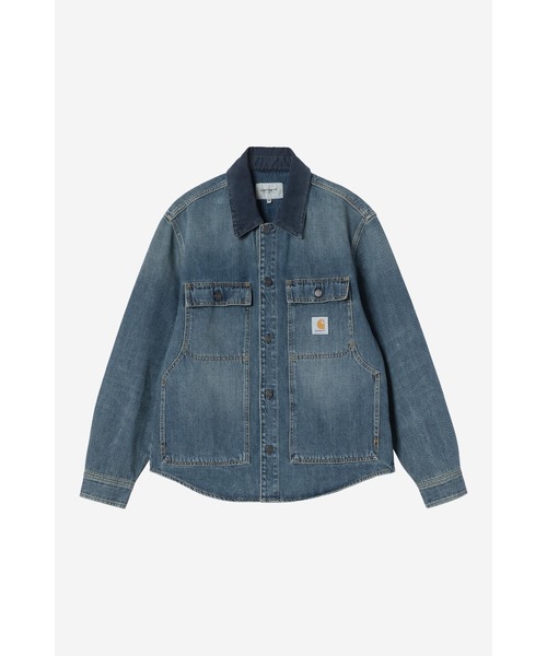 Carhartt WIP（カーハートダブリューアイピー）の「Oakland Shirt Jac（デニムジャケット・メンズ・ブルー系その他3・LARGE/MEDIUM/SMALL）」の2枚目の写真