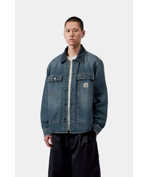 Carhartt WIP（カーハートダブリューアイピー）の「Oakland Shirt Jac（デニムジャケット・メンズ・ブルー系その他3・LARGE/MEDIUM/SMALL）」の3枚目の写真
