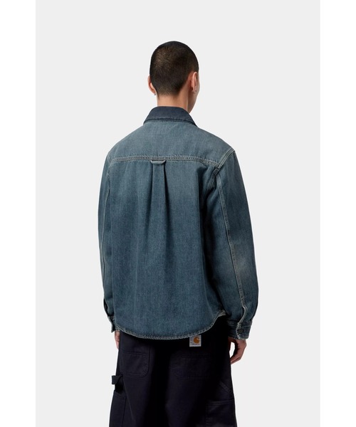 Carhartt WIP（カーハートダブリューアイピー）の「Oakland Shirt Jac（デニムジャケット・メンズ・ブルー系その他3・LARGE/MEDIUM/SMALL）」の4枚目の写真