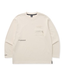 ジッパーポケット長袖Tシャツ
