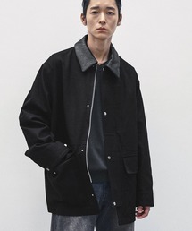 WYM LIDNM(�E�B�� �o�C ���h��)��DETACHABLE COLLAR FIELD COAT(�u���]��)