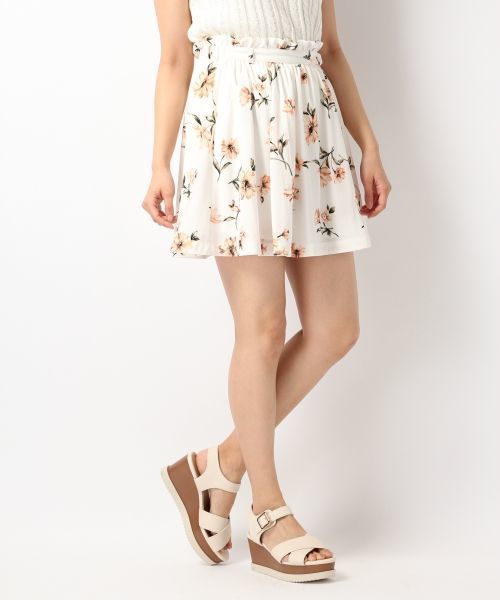 Heather（ヘザー）の「ビンテージフラワーキュロット　717080（その他パンツ・レディース・オフホワイト/ライトイエロー/ネイビー・FREE）」の14枚目の写真