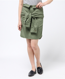 Denime | ミリタリーツイルシャツスカート(スカート)