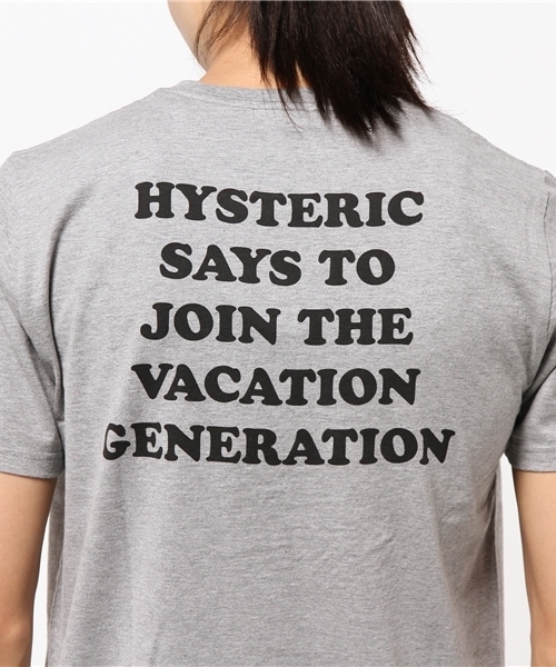 HYSTERIC GLAMOUR(ヒステリックグラマー)の「JOIN THE VACATION pt T-SH(Tシャツ/カットソー・メンズ・ホワイト/ネイビー/トップグレー・LARGE/MEDIUM/SMALL/X-LARGE)」の17枚目の写真