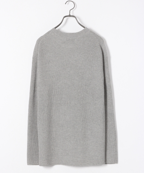 RAGEBLUE（レイジブルー）の「リョウアゼニットクルー/730621（ニット/セーター・メンズ・オリーブ/グレー/ネイビー/ホワイト/ダークブラウン・MEDIUM/LARGE）」の8枚目の写真