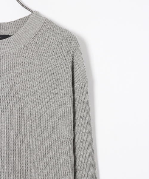 RAGEBLUE（レイジブルー）の「リョウアゼニットクルー/730621（ニット/セーター・メンズ・オリーブ/グレー/ネイビー/ホワイト/ダークブラウン・MEDIUM/LARGE）」の10枚目の写真