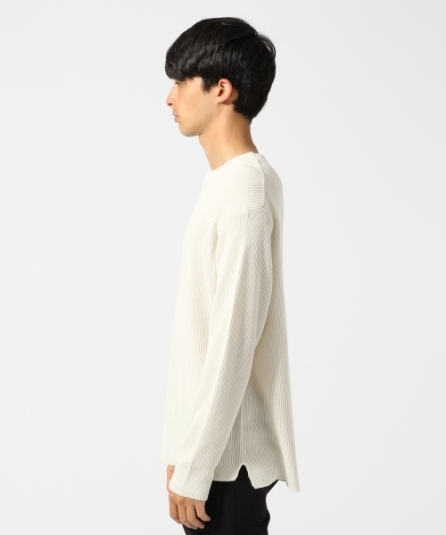 RAGEBLUE（レイジブルー）の「リョウアゼニットクルー/730621（ニット/セーター・メンズ・オリーブ/グレー/ネイビー/ホワイト/ダークブラウン・MEDIUM/LARGE）」の21枚目の写真