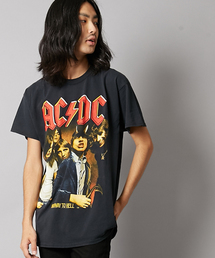 AMERICAN RAG CIE | エイジング加工 Tシャツ AC/DC Highway to hel(Tシャツ/カットソー)