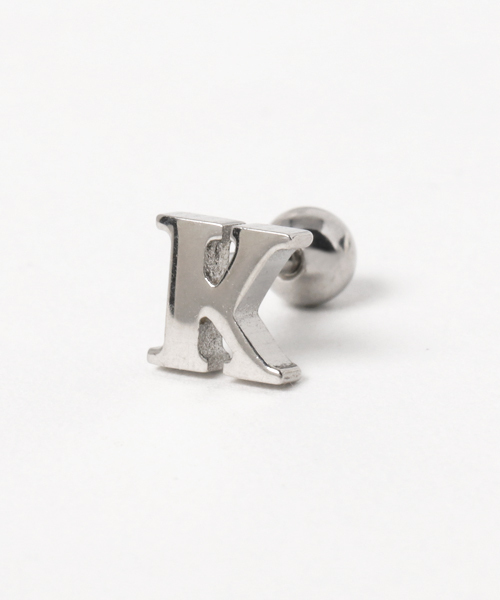 ANCHOR(アンカー)の「アルファベットピアス K(ピアス(片耳用)・メンズ・シルバー・FREE)」の1枚目の写真