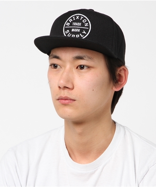 Brixton ブリクストン の ブリクストン スナップバックキャップ オース ブラック Brixton キャップ Wear