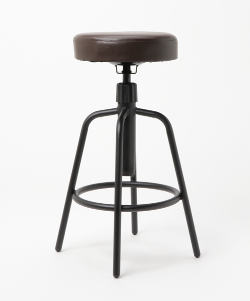 TOKYO DESIGN CHANNEL（トウキョウデザインチャンネル）の「バースツールＤＢＲ     （家具・レディース・ダークブラウン・F）」の2枚目の写真