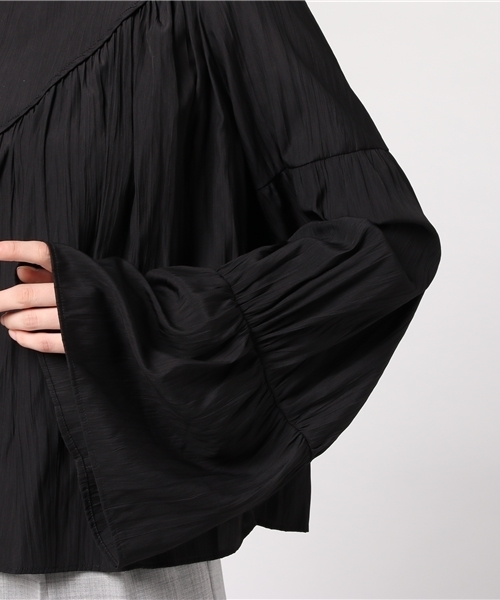 ELIN（エリン）の「ELIN サテンボウタイブラウス◆（シャツ/ブラウス・レディース・ブラック・38）」の7枚目の写真