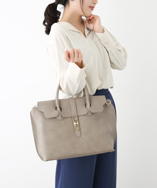 RODE SKO(ロデスコ)の「MARIANA IC対応フラップトート(トートバッグ・レディース・ブラック/グレー/モカ・ONE)」の3枚目の写真