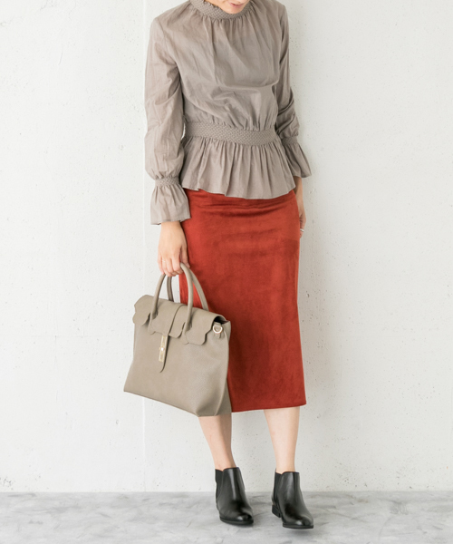 RODE SKO(ロデスコ)の「MARIANA IC対応フラップトート(トートバッグ・レディース・ブラック/グレー/モカ・ONE)」の5枚目の写真