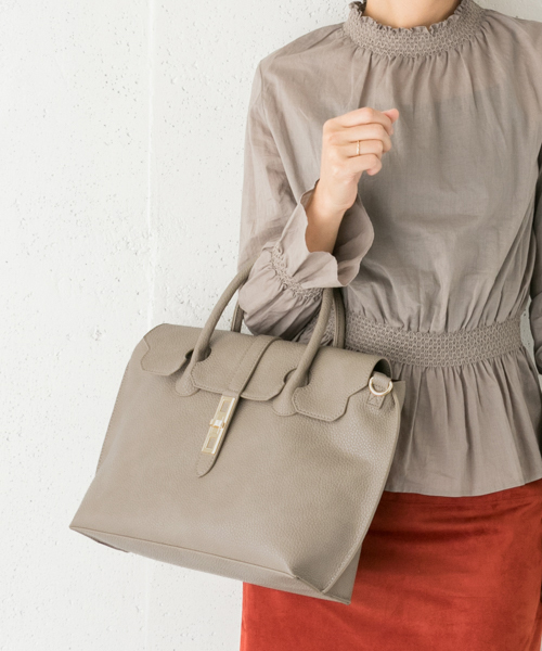 RODE SKO(ロデスコ)の「MARIANA IC対応フラップトート(トートバッグ・レディース・ブラック/グレー/モカ・ONE)」の16枚目の写真