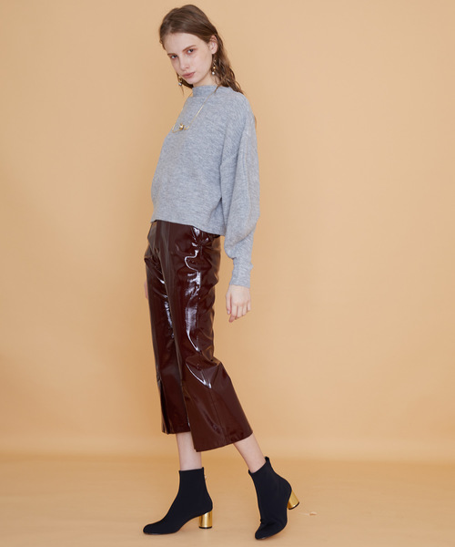 UNITED TOKYO（ユナイテッドトウキョウ）の「ボリュームスリーブニット（ニット/セーター・レディース・ホワイト/ブラウン/ネイビー/グレー/マスタード・1）」の20枚目の写真