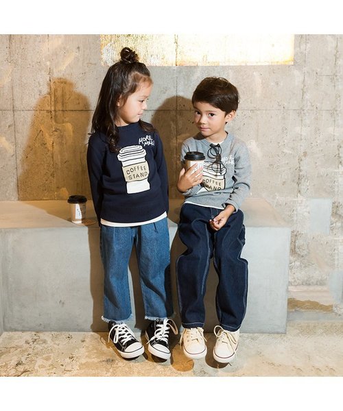 BREEZE（ブリーズ）の「B.C.Sセーター（ニット/セーター・キッズ・ネイビー/グレー・110/130/100/120/90/95/140/80）」の5枚目の写真