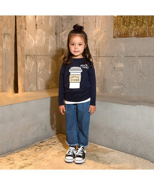 BREEZE（ブリーズ）の「B.C.Sセーター（ニット/セーター・キッズ・ネイビー/グレー・110/130/100/120/90/95/140/80）」の6枚目の写真