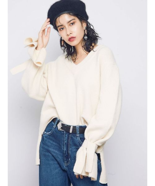 EVRIS（エヴリス）の「ウールベレー（ハンチング/ベレー帽・レディース・ブラック/ボルドー・FREE）」の11枚目の写真