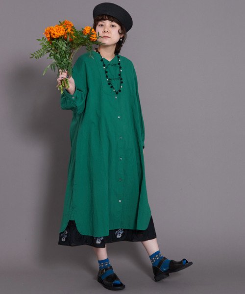 Bulle De Savon ビュルデサボン の ローンサンドウォッシュ リボンワンピース ワンピース Wear