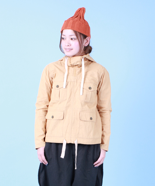 BEAMS BOY(ビームスボーイ)の「○BEAMS BOY / コットンナイロン ウェザー 英軍スモッグ(ブルゾン・レディース・イエロー/オリーブ/ネイビー・ONE SIZE)」の12枚目の写真