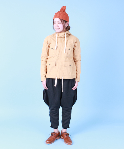 BEAMS BOY(ビームスボーイ)の「○BEAMS BOY / コットンナイロン ウェザー 英軍スモッグ(ブルゾン・レディース・イエロー/オリーブ/ネイビー・ONE SIZE)」の13枚目の写真