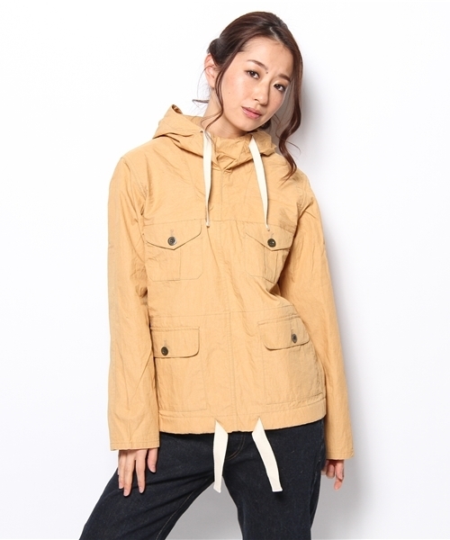 BEAMS BOY(ビームスボーイ)の「○BEAMS BOY / コットンナイロン ウェザー 英軍スモッグ(ブルゾン・レディース・イエロー/オリーブ/ネイビー・ONE SIZE)」の14枚目の写真