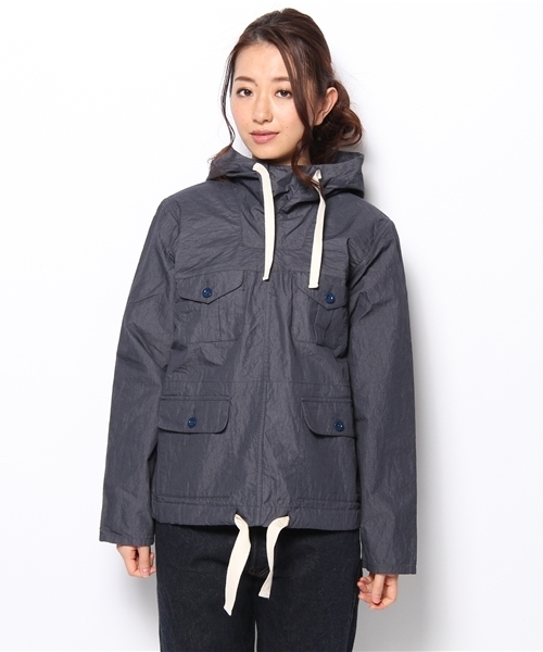 BEAMS BOY(ビームスボーイ)の「○BEAMS BOY / コットンナイロン ウェザー 英軍スモッグ(ブルゾン・レディース・イエロー/オリーブ/ネイビー・ONE SIZE)」の4枚目の写真