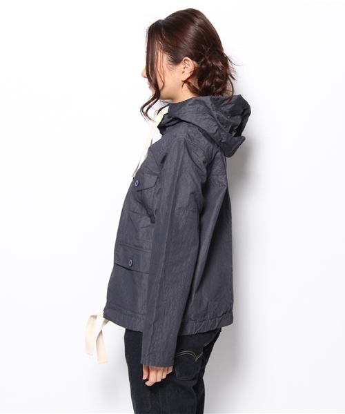 BEAMS BOY(ビームスボーイ)の「○BEAMS BOY / コットンナイロン ウェザー 英軍スモッグ(ブルゾン・レディース・イエロー/オリーブ/ネイビー・ONE SIZE)」の5枚目の写真