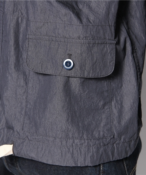 BEAMS BOY(ビームスボーイ)の「○BEAMS BOY / コットンナイロン ウェザー 英軍スモッグ(ブルゾン・レディース・イエロー/オリーブ/ネイビー・ONE SIZE)」の9枚目の写真