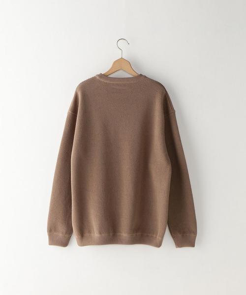 crepuscule（クレプスキュール）の「＜crepuscule＞ KANOKO CN/ニット（ニット/セーター・メンズ・モカ/シャーベット/ホワイト・1/2）」の4枚目の写真