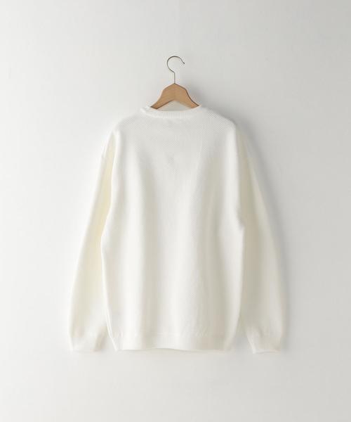 crepuscule（クレプスキュール）の「＜crepuscule＞ KANOKO CN/ニット（ニット/セーター・メンズ・モカ/シャーベット/ホワイト・1/2）」の12枚目の写真