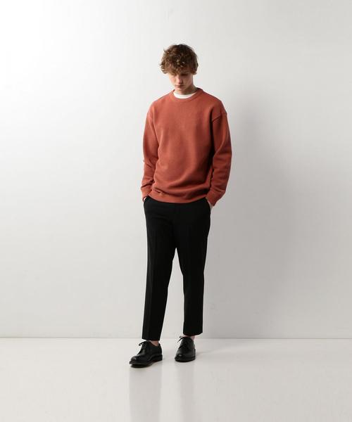 crepuscule（クレプスキュール）の「＜crepuscule＞ KANOKO CN/ニット（ニット/セーター・メンズ・モカ/シャーベット/ホワイト・1/2）」の8枚目の写真