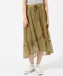 LOWRYS FARM | ギンガムチェックマキシスカート　794829(スカート)