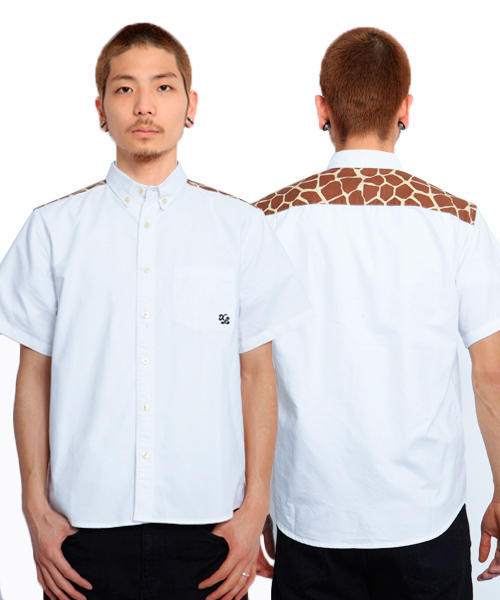 XLARGE（エクストララージ）の「GIRAFFE SHIRT（シャツ/ブラウス・メンズ・ホワイト/ブルー・SMALL/MEDIUM/LARGE/X-LARGE）」の2枚目の写真