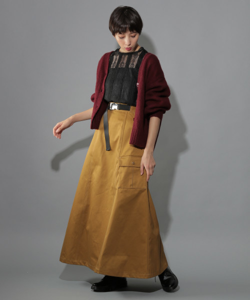 PAGEBOY（ページボーイ）の「レースハイネックトップス（シャツ/ブラウス・レディース・ホワイト/ブラック/ボルドー・FREE）」の19枚目の写真