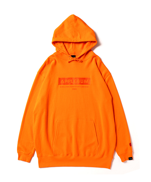 APPLEBUM(アップルバム)の「Logo Sweat Parka(パーカー・メンズ・ピンク/オレンジ/ブルー/グリーン・MEDIUM/LARGE/X-LARGE/XX-LARGE/SMALL)」の4枚目の写真