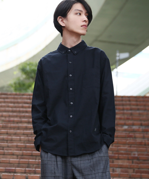 Rocky Monroe(ロッキーモンロー)の「刺繍ポプリンボタンダウンシャツ ブロードシャツ(シャツ/ブラウス・メンズ・A/B/C/D/E/F/G/H/I/J/K・S/M/L/XL)」の1枚目の写真