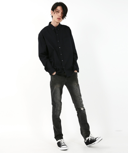 Rocky Monroe(ロッキーモンロー)の「刺繍ポプリンボタンダウンシャツ ブロードシャツ(シャツ/ブラウス・メンズ・A/B/C/D/E/F/G/H/I/J/K・S/M/L/XL)」の19枚目の写真