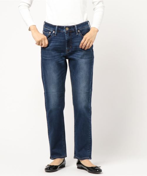 AMERICAN HOLIC(アメリカンホリック)の「・Newテーパードデニム(デニムパンツ・レディース・インディゴブルー/ライトインディゴブルー/ブルー系その他/ワンウォッシュ・S/M/L/XS/XXS)」の1枚目の写真